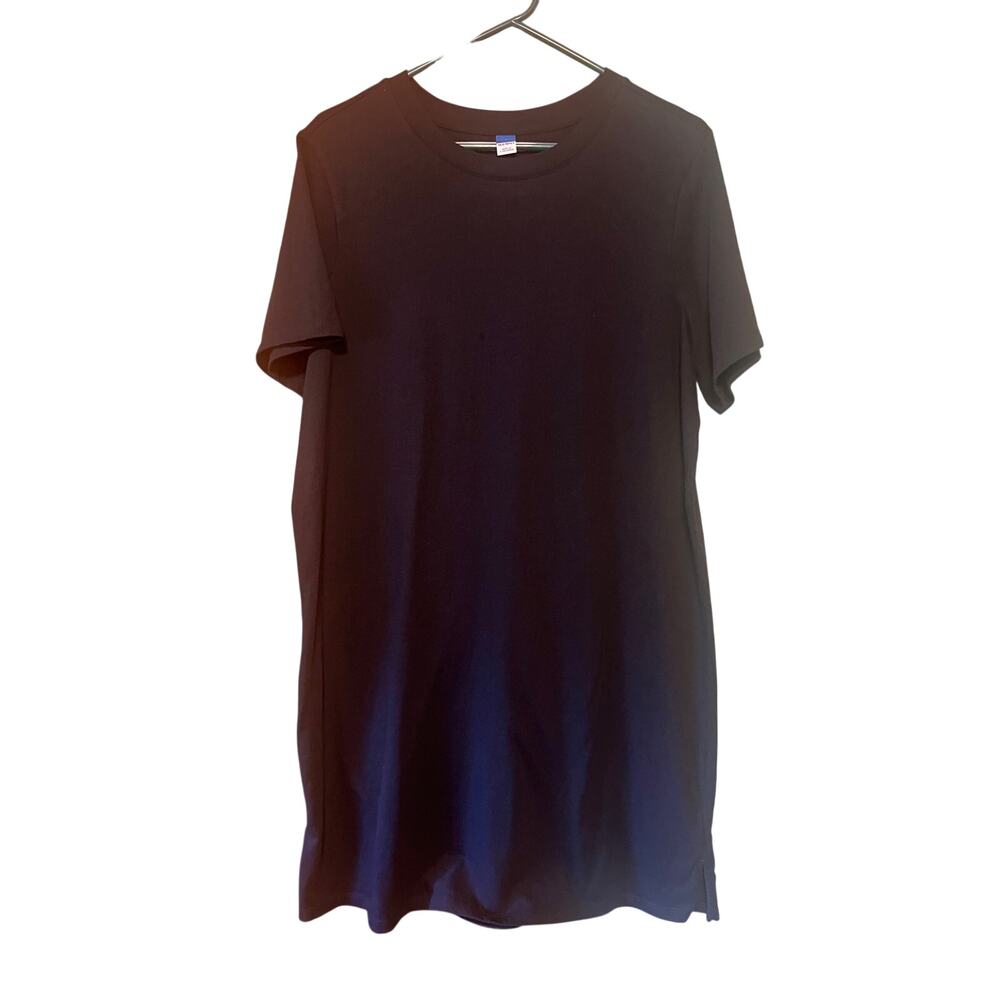 Old Navy SS Vintage Black T-Shirt Dress Size Large